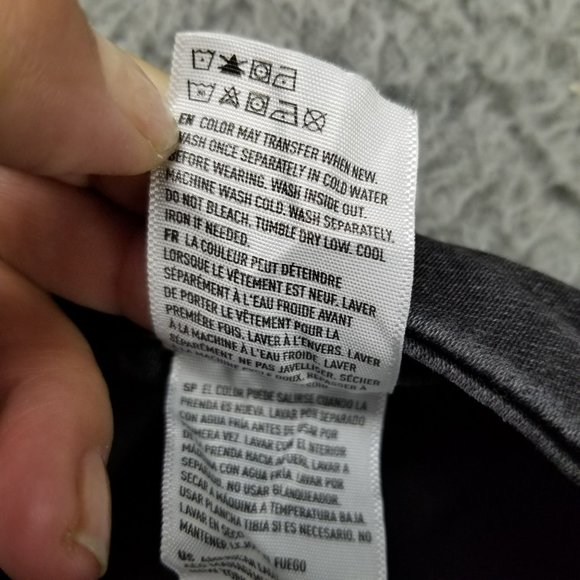 American Eagle Outfitters Jeans Womens 12 Gray Stretch Curvy High Rise Jeggings - Picture 16 of 16